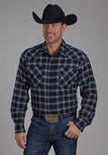 Roper 2205 Flannel (Black) - Men's Western Shirt