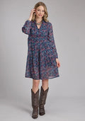 Roper 2136 Gem Floral (Multi) - Women's Dress
