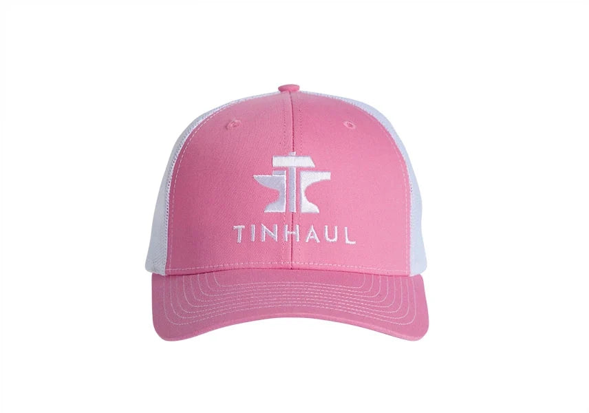 Tin Haul Anvil Logo (Pink) - Ball Cap