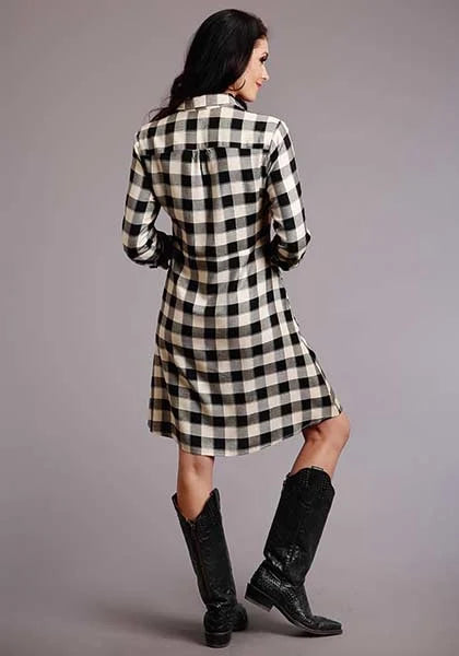 Stetson 00514 Buffalo Plaid (White) - Women's Dress