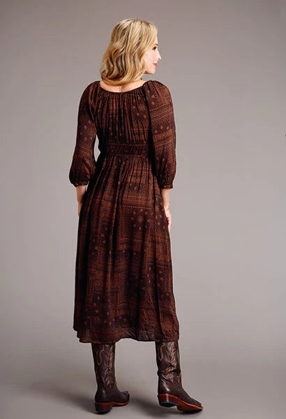 Stetson 1860 Patchwork Bandana (Brown) - Women's Dress
