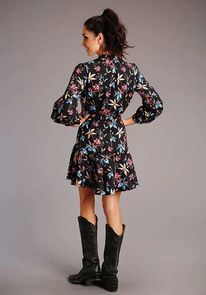 Stetson 00987 Feather Floral (Black) - Women's Dress
