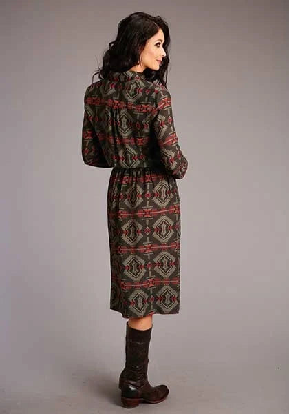 Stetson 00873 Blanket Print (Brown) - Women's Dress