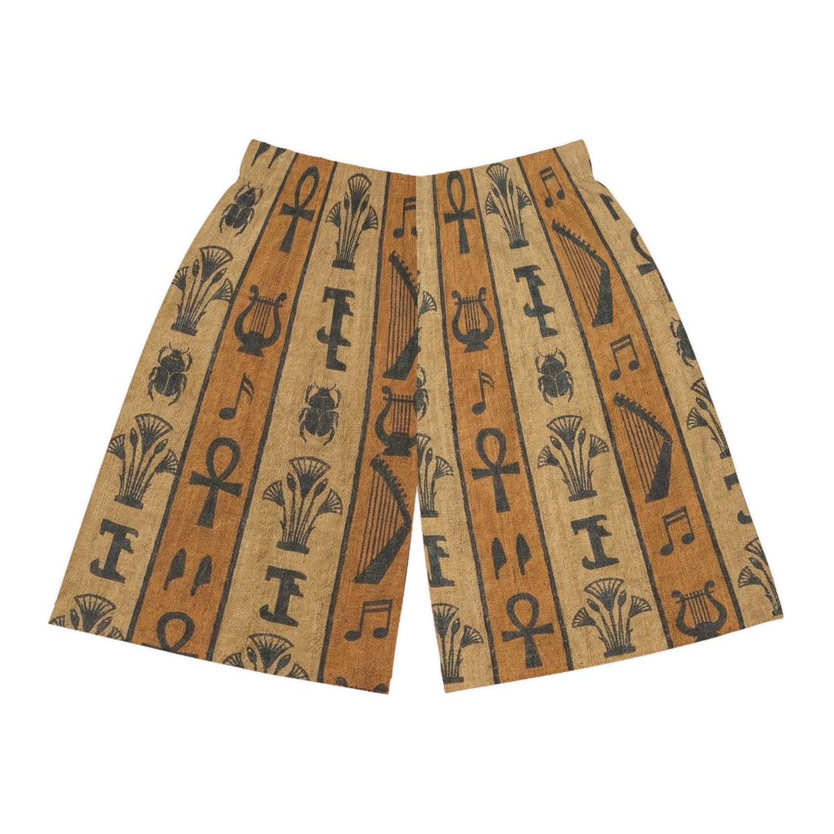 Egyptian Hieroglyphic Print sports Shorts