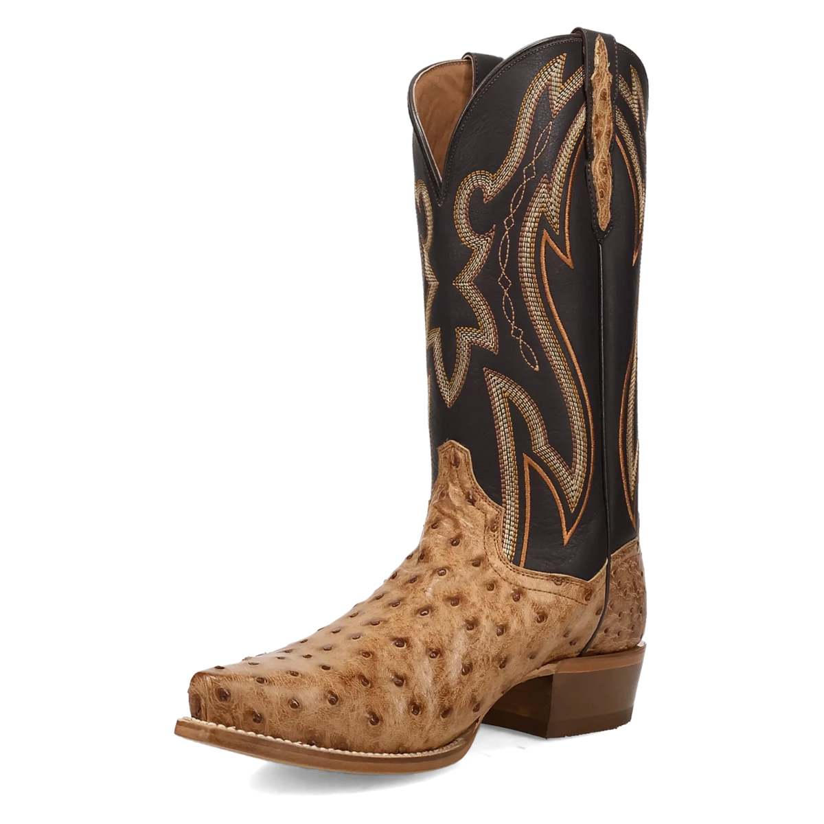 Dan Post Grit - Men's Ostrich Leather Cowboy Boots