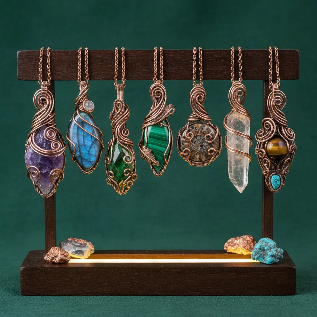 iamevibez Wire Wrapped Necklace Release #11