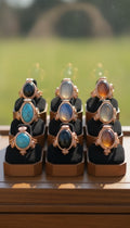 iamevibez Custom Wire Wrapped Agate Ring