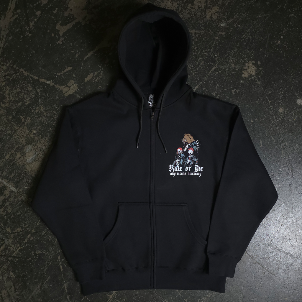 Ride or Die Zip Up Hoodie