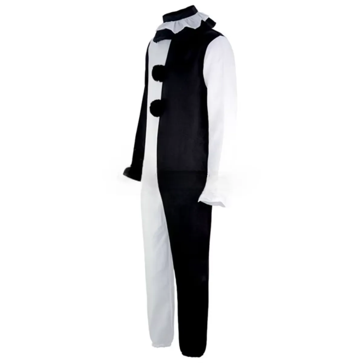 Terrifier 2 Art The Clown Cosplay Costume – Jumpsuit & Mask Halloween Set